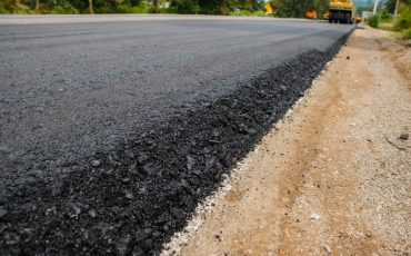 48965799 - close-up asphalt at the road under construction.